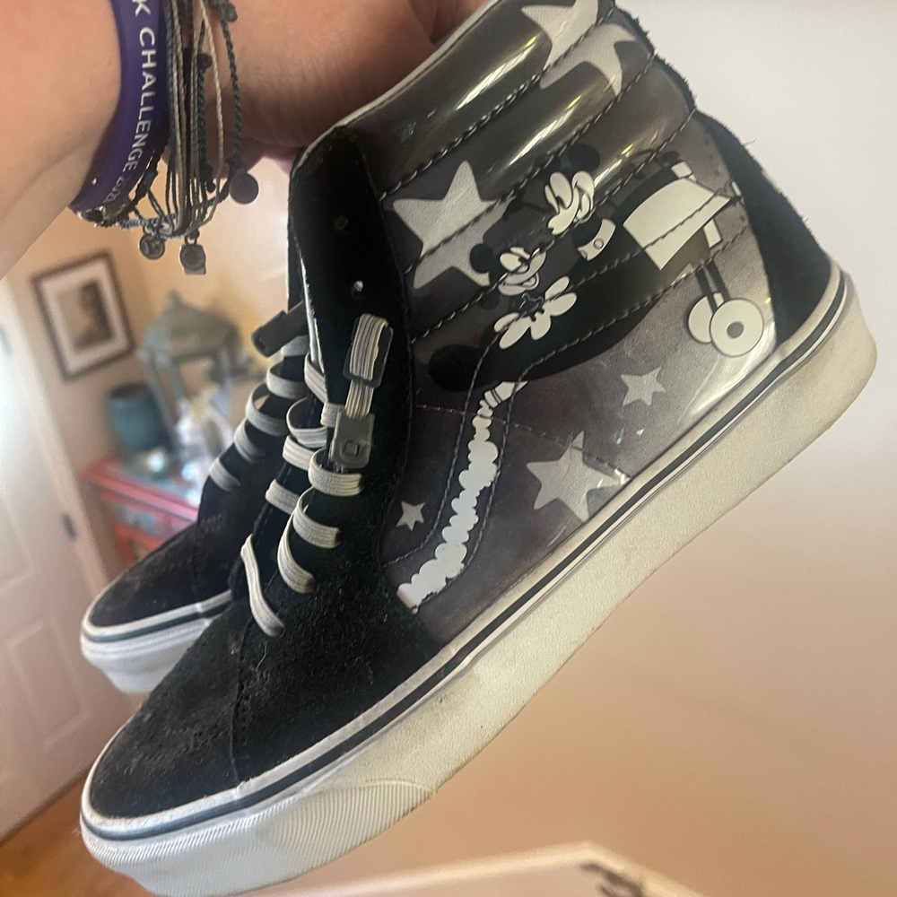 Mickey Mouse Vans Shoes Size 10